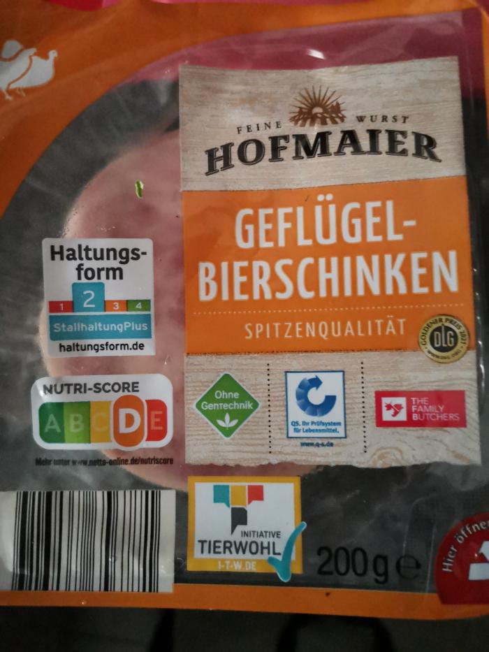 Geflügelbierschinken