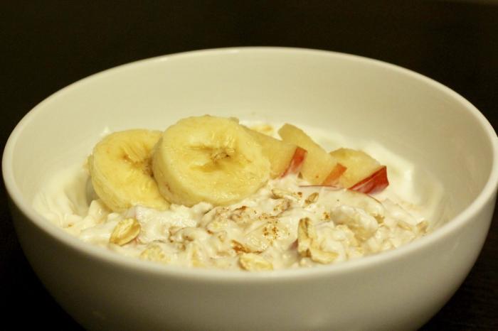 Apfel-Bananen-Müsli