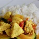 Einfaches Thai-Curry mit Pute und Kokosmilch