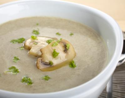 Cremige Champignon Suppe